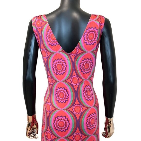 MISA Los Angeles Lotta Pink Cutout Maxi Dress NWT Large Boho Resort Vacay $370 - Picture 5 of 9